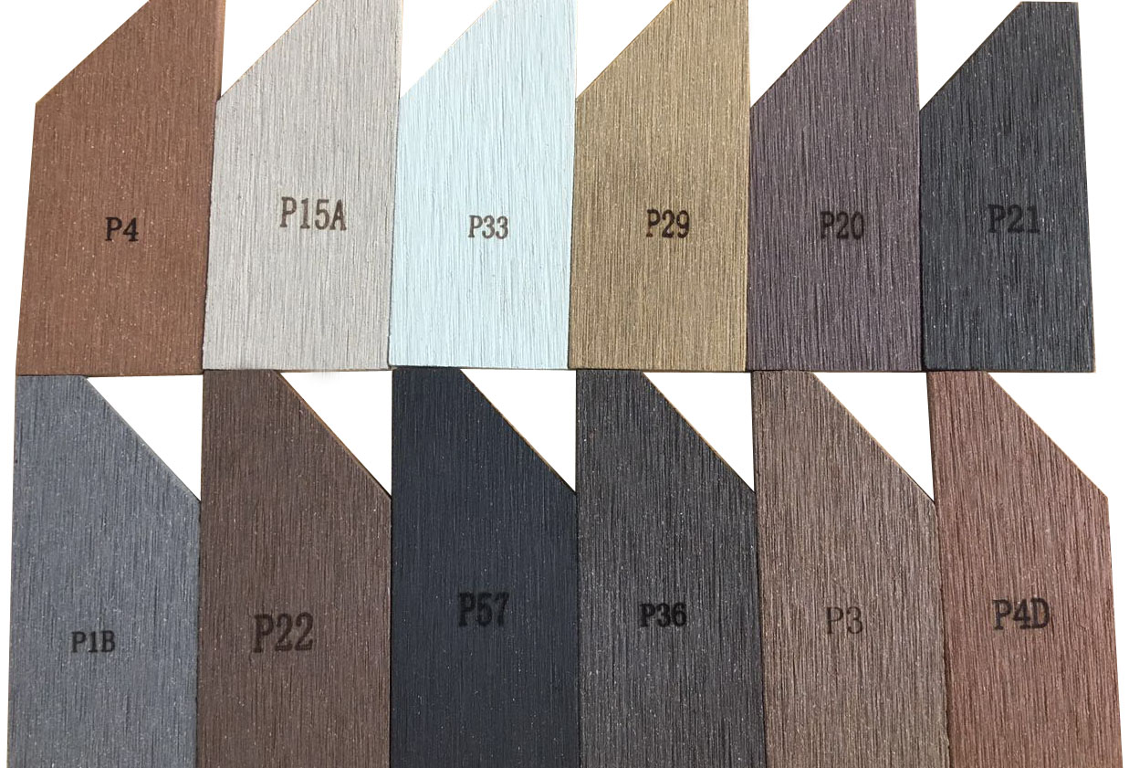 木塑材料常用的几种颜色(图1)